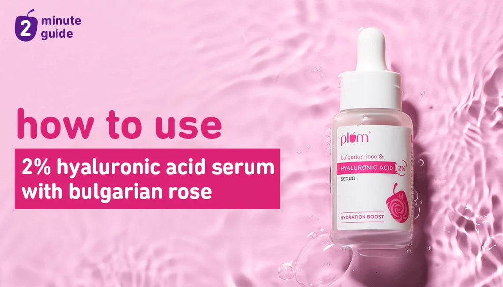 How To Apply Hyaluronic Acid Serum with Bulgarian Rose