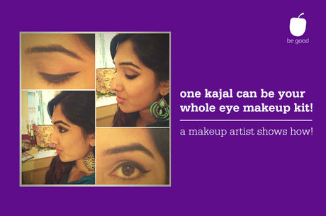 Part 2: One kajal pencil can be your on-the-go makeup kit!
