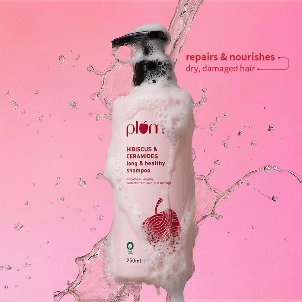 Hibiscus & Ceramides Shampoo for Dry & Damaged Hair