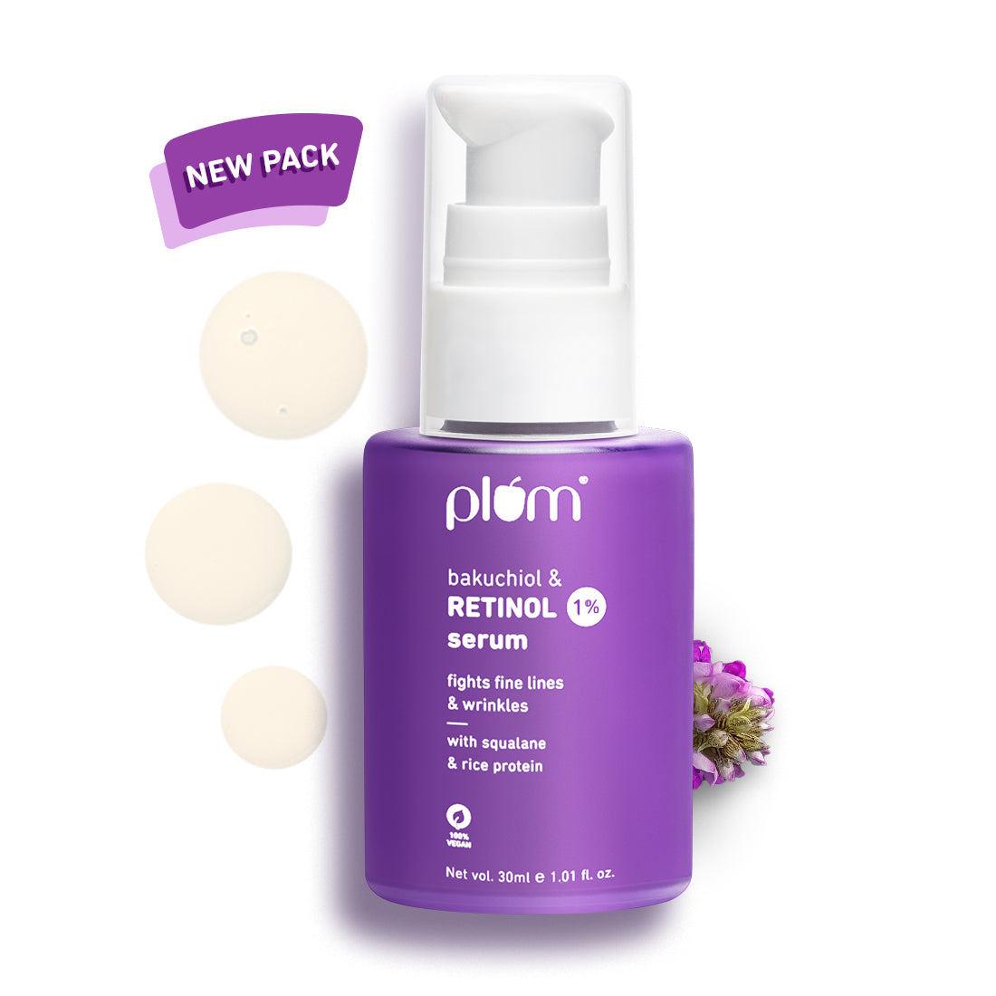 1% Retinol & Bakuchiol Face Serum For Ageing Skin