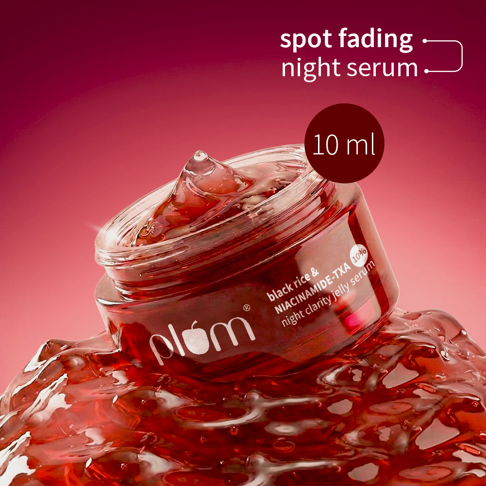 Black Rice & 10% Niacinamide-TXA Night Clarity Jelly Serum