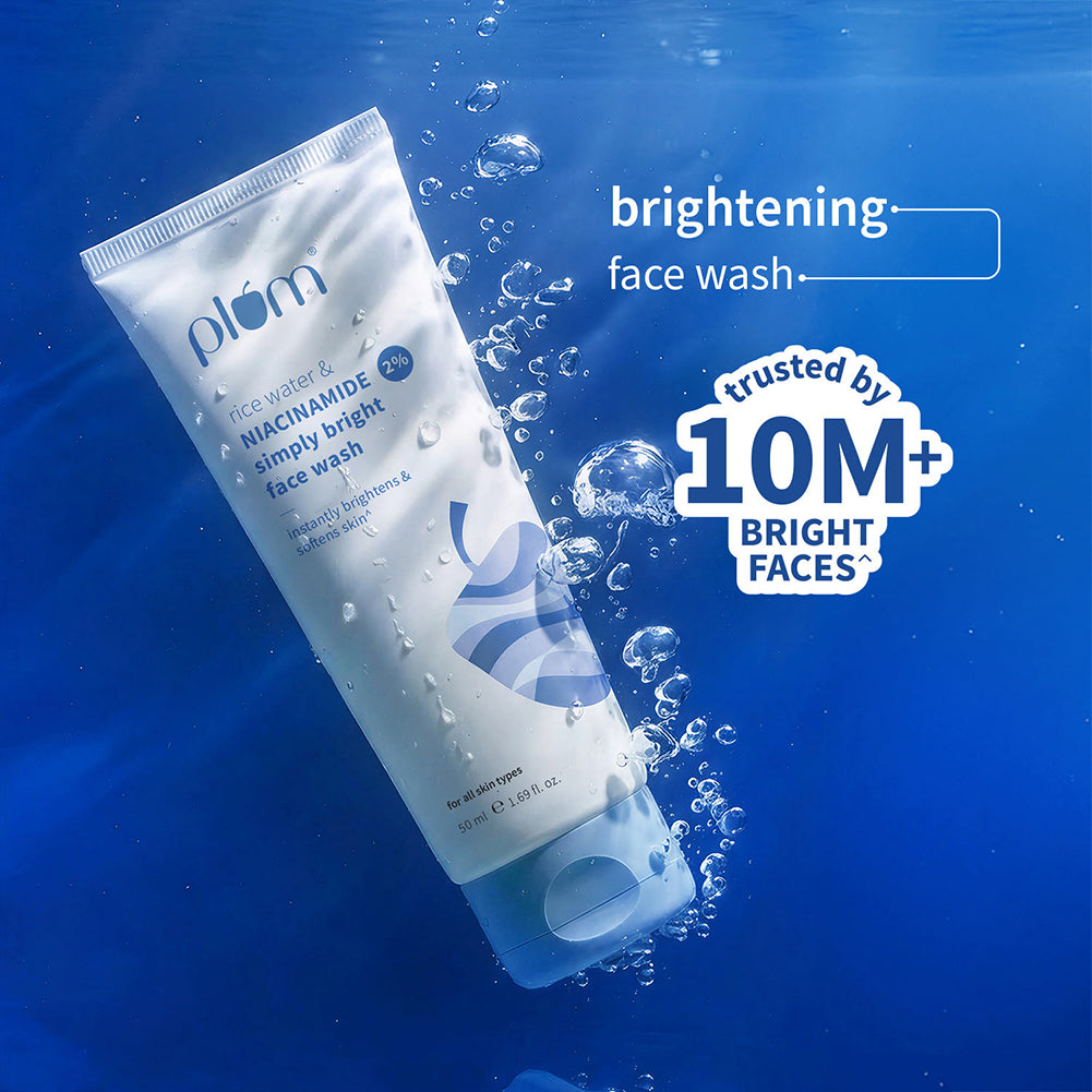 2% Niacinamide & Rice Water Face Wash For Clear & Bright Skin