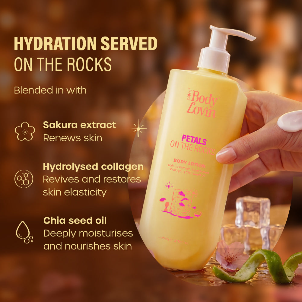 Brightening & reviving body lotions by BodyLovin'