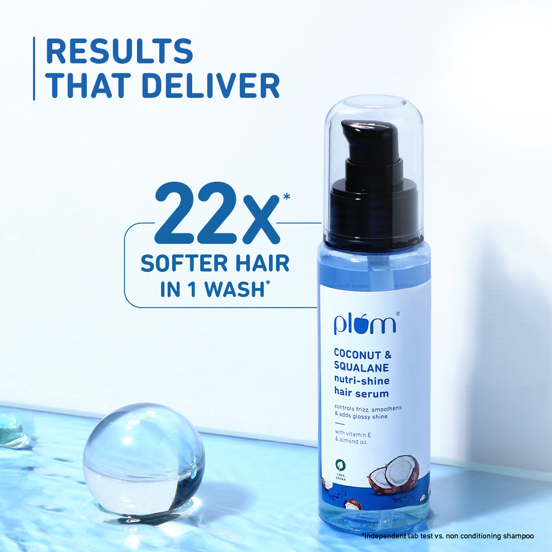 Coconut & Squalane Hair Serum For Soft & Shiny Hair