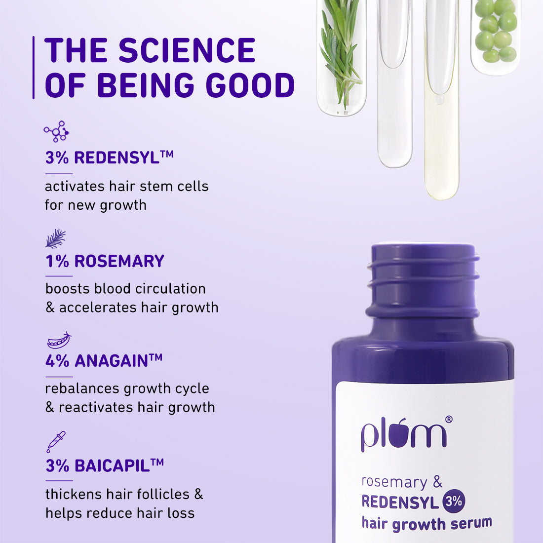 Rosemary & 3% Redensyl Hair Growth serum