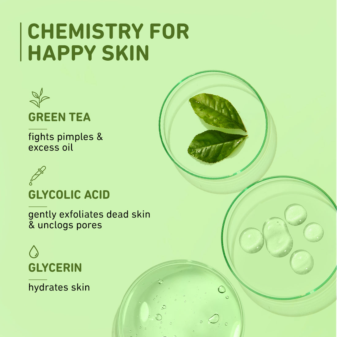 Green Tea Alcohol-Free Pore Tightening Face Toner For Oily & Acne-Prone Skin