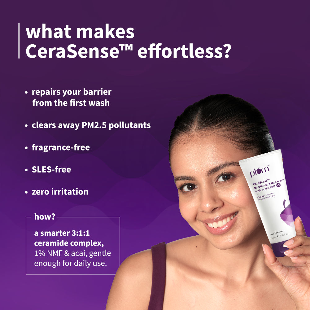 CeraSense™ Barrier Care Face Wash with Acai & 1% NMF | 50 ml