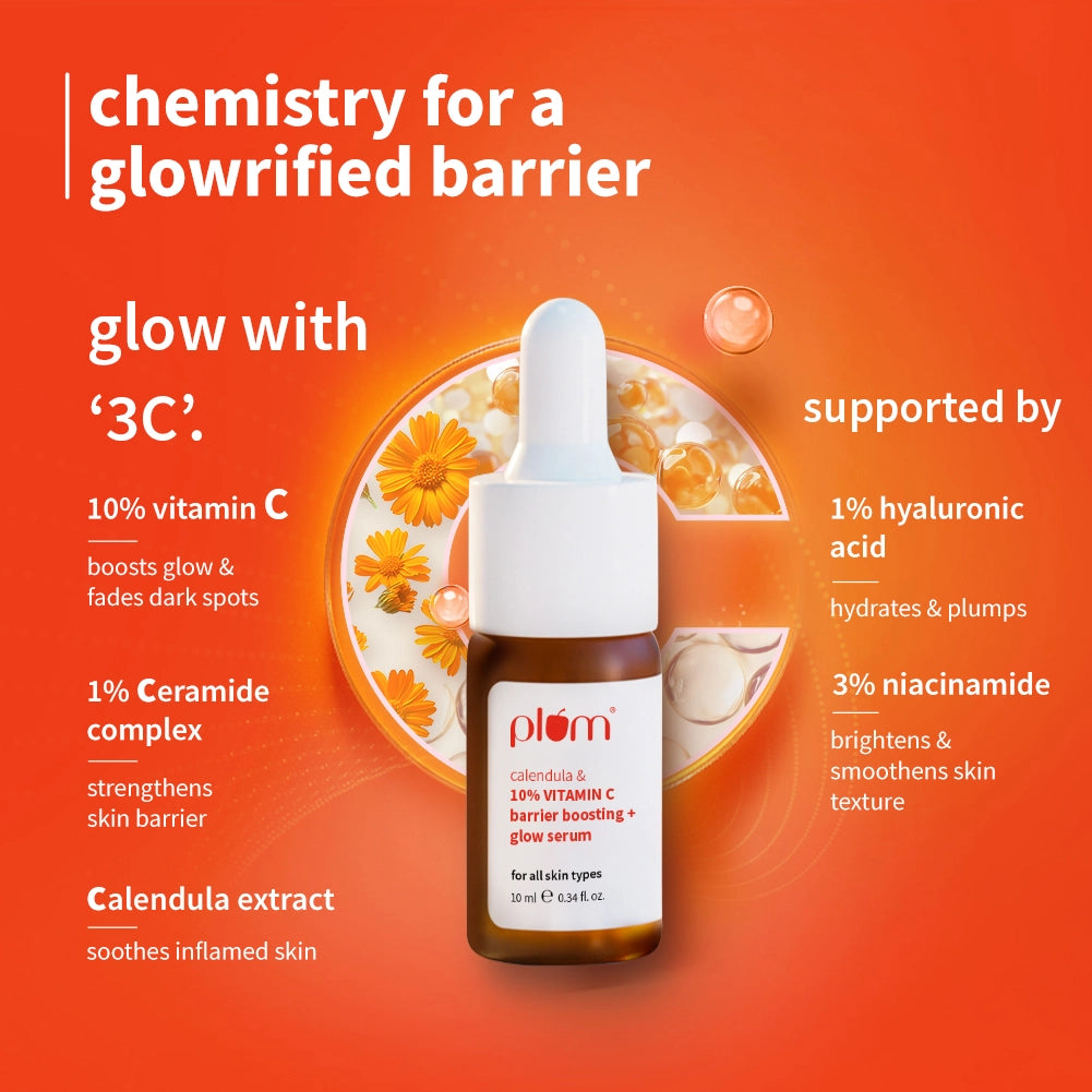10% Vitamin C & Calendula Barrier Boosting + Glow Serum