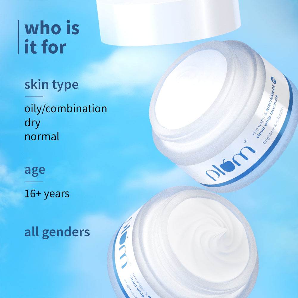 Rice Water & 5% Niacinamide Cloud Whip Face Mask
