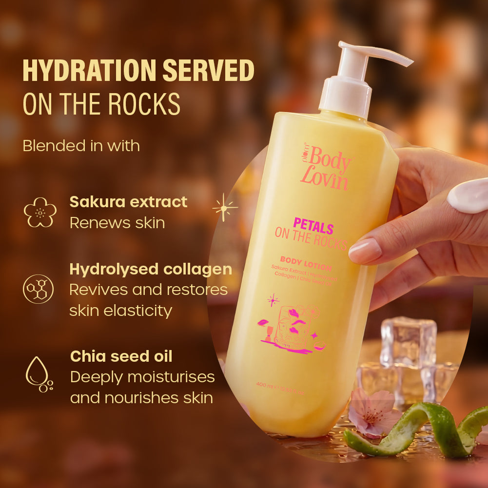 Petals on the rocks collection by BodyLovin'