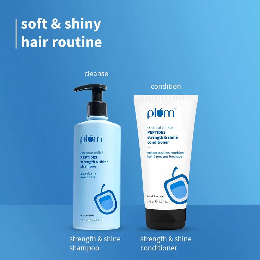 Coconut & Peptides Soft Hair Duo | Shampoo + Conditioner