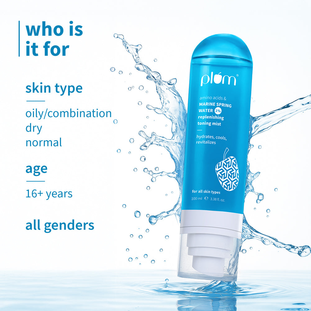 1% Marine Spring Water Replenishing Toning Mist Spray with Amino Acids