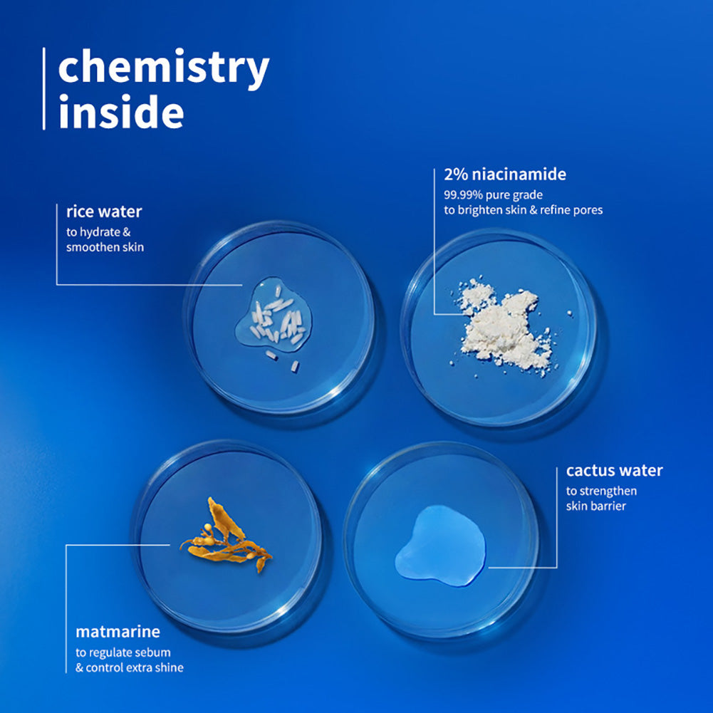 2% Niacinamide & Rice Water Brightening Gel Moisturizer For Clear & Bright Skin