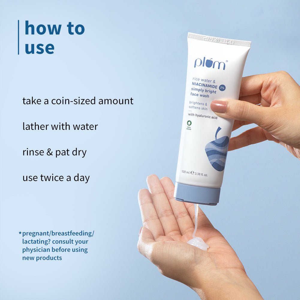 2% Niacinamide & Rice Water Face Wash