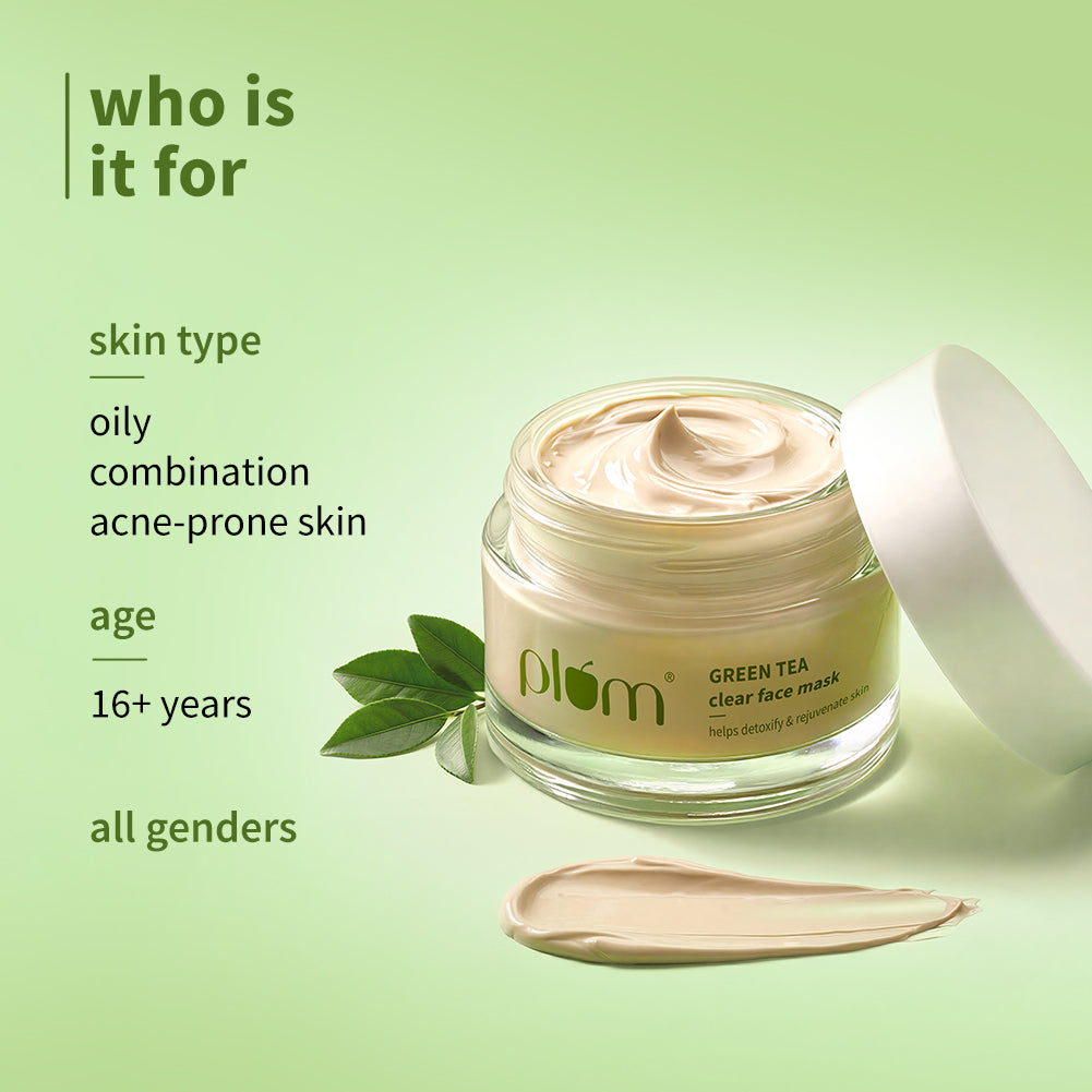 Green Tea Clear Face Mask