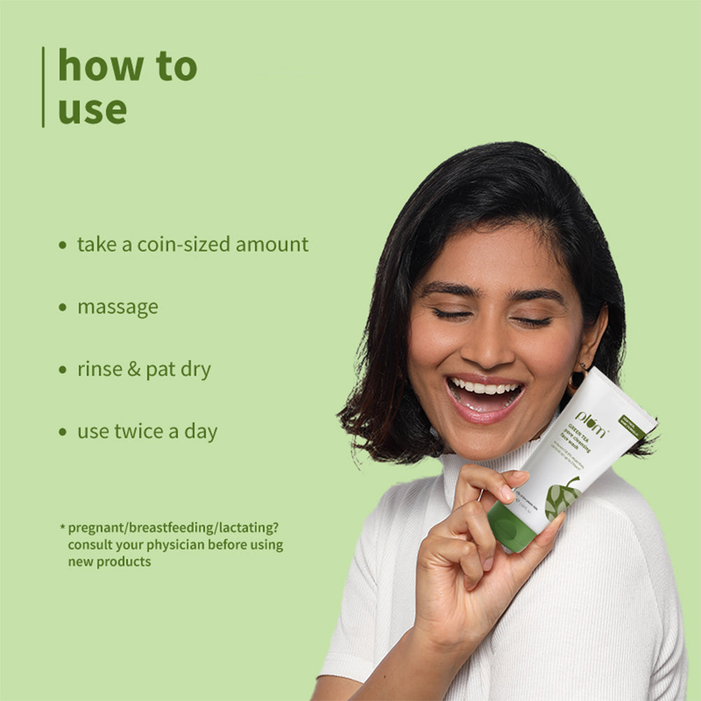 Green Tea Pore Cleansing Face Wash For Oily & Acne-Prone Skin