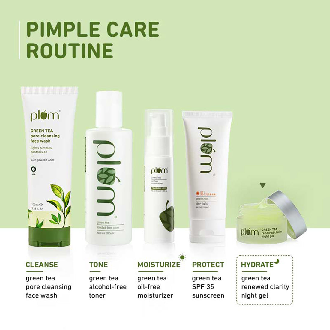Green Tea Renewed Clarity Night Gel For Oily & Acne-Prone Skin