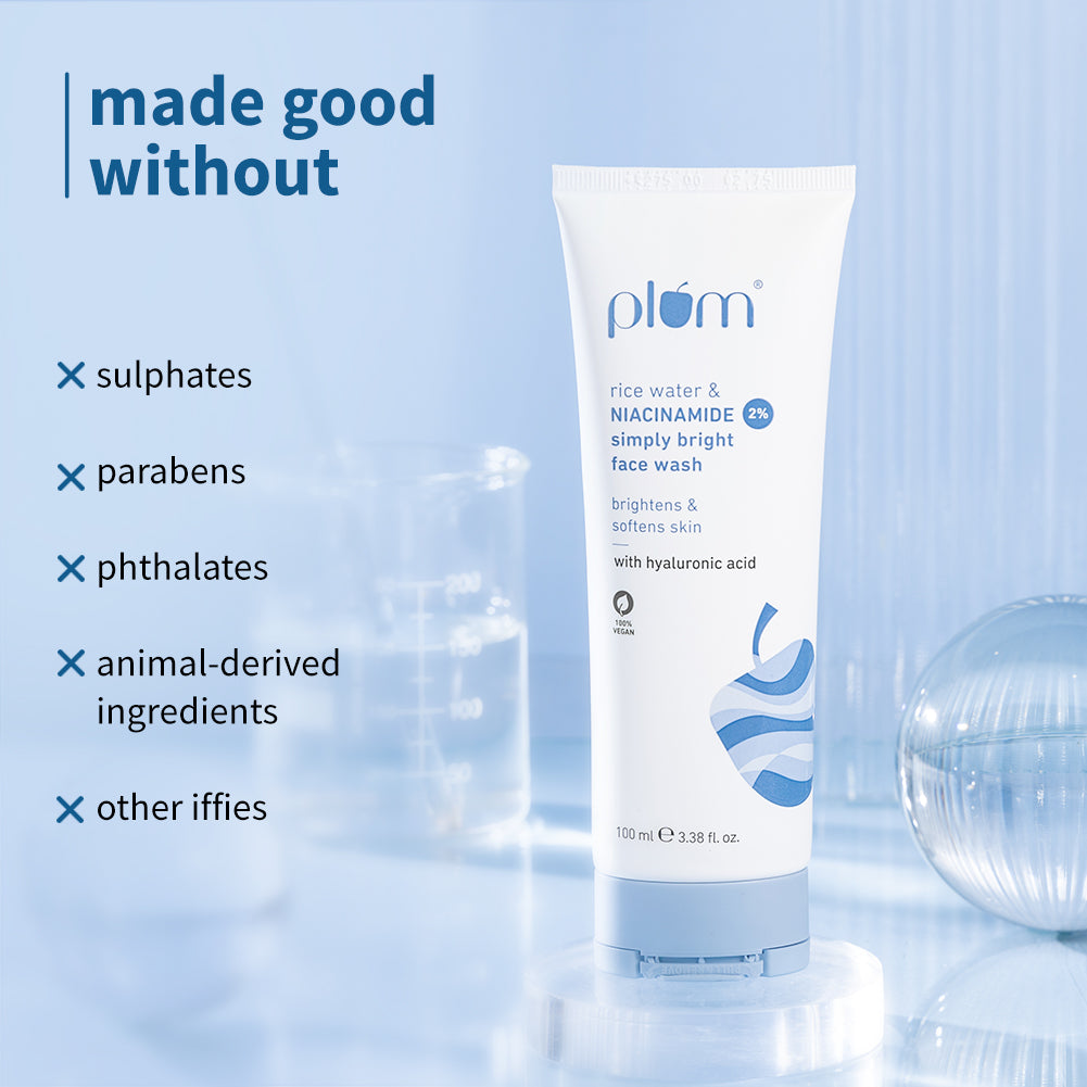2% Niacinamide & Rice Water Face Wash