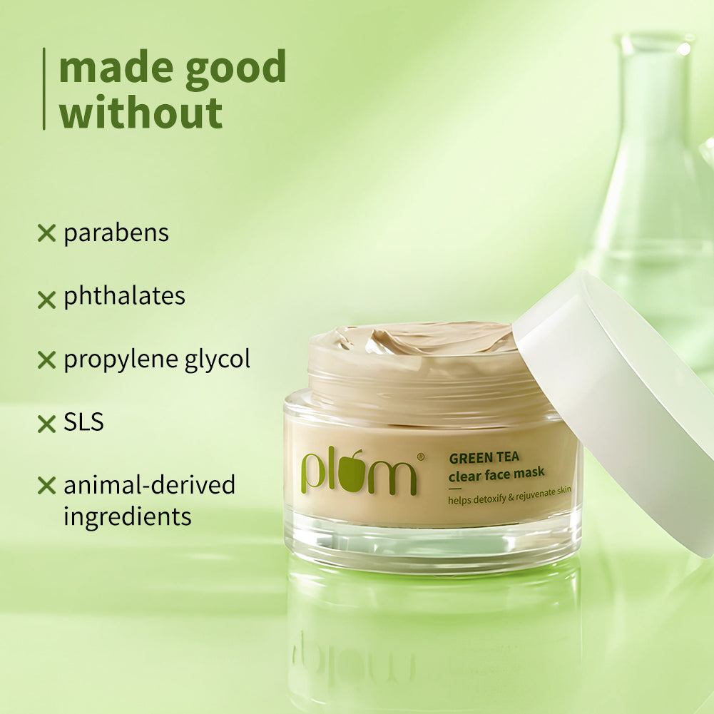 Green Tea Clear Face Mask