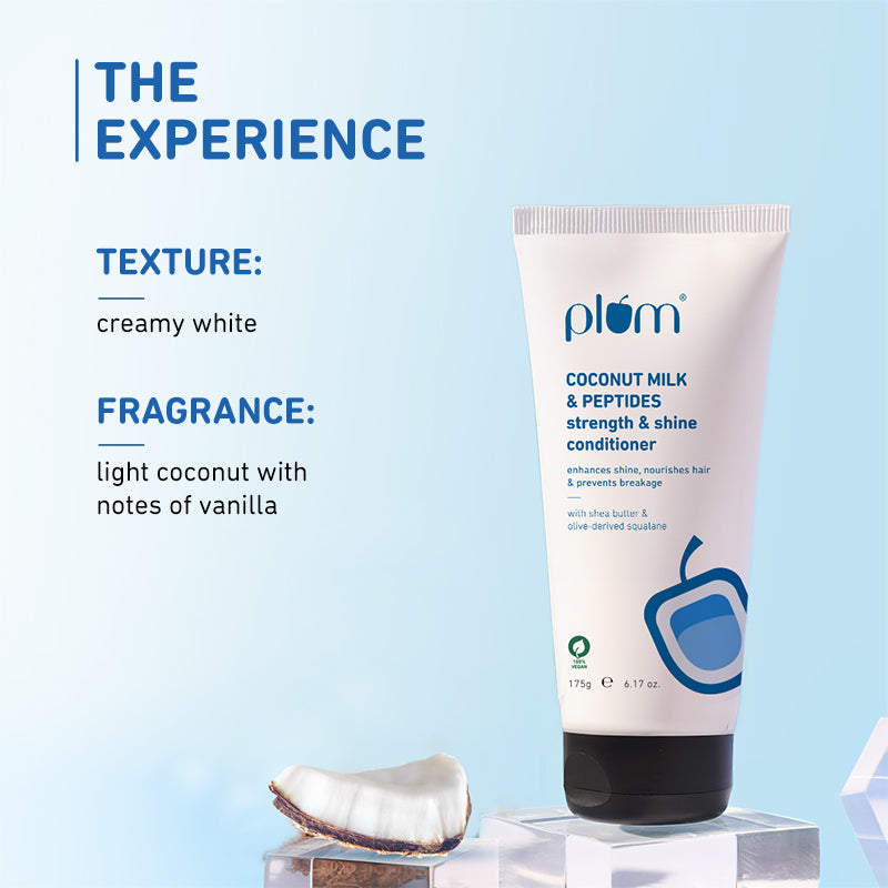 Coconut Milk & Peptides Conditioner For Soft & Shiny Hair