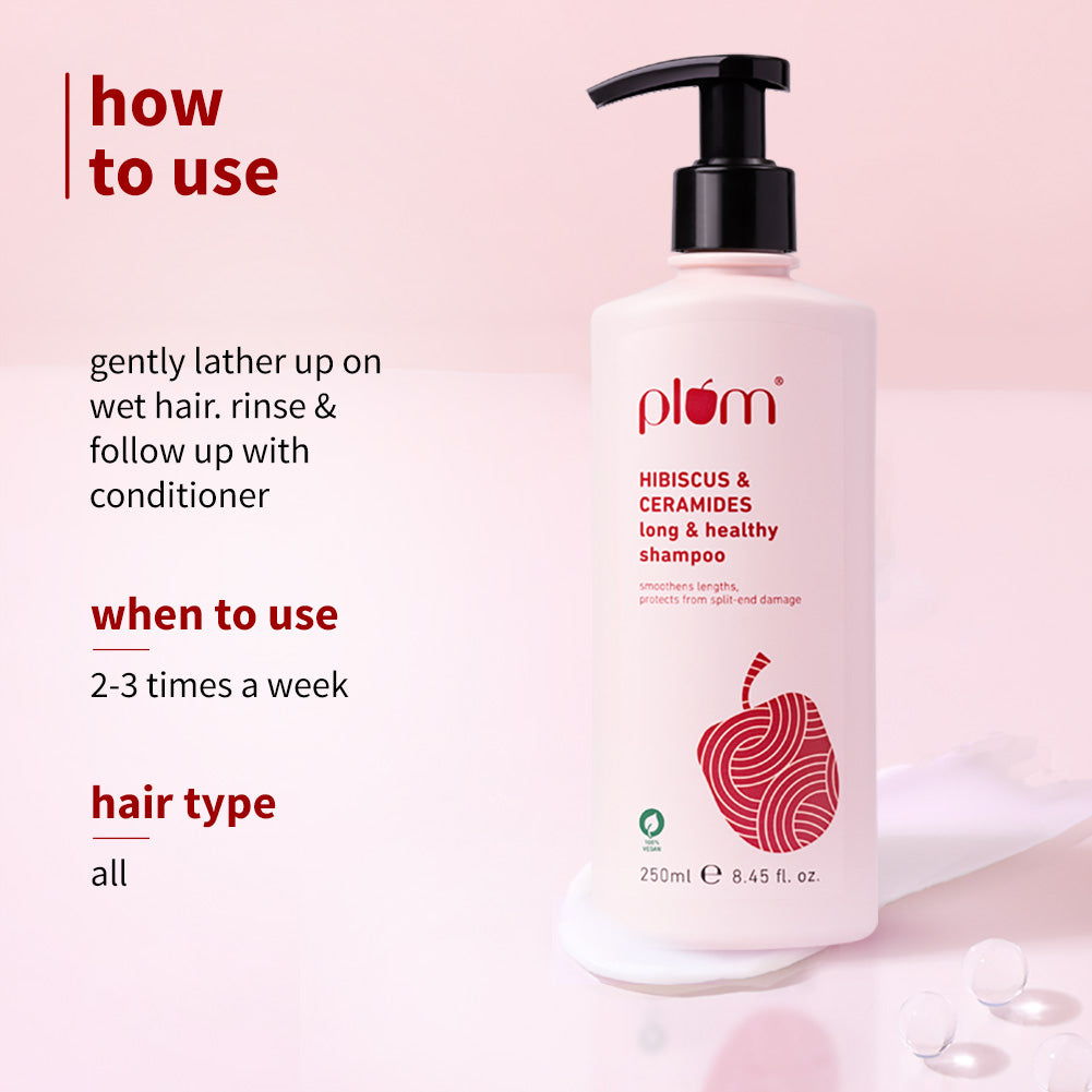 Hibiscus & Ceramides Shampoo for Split Ends