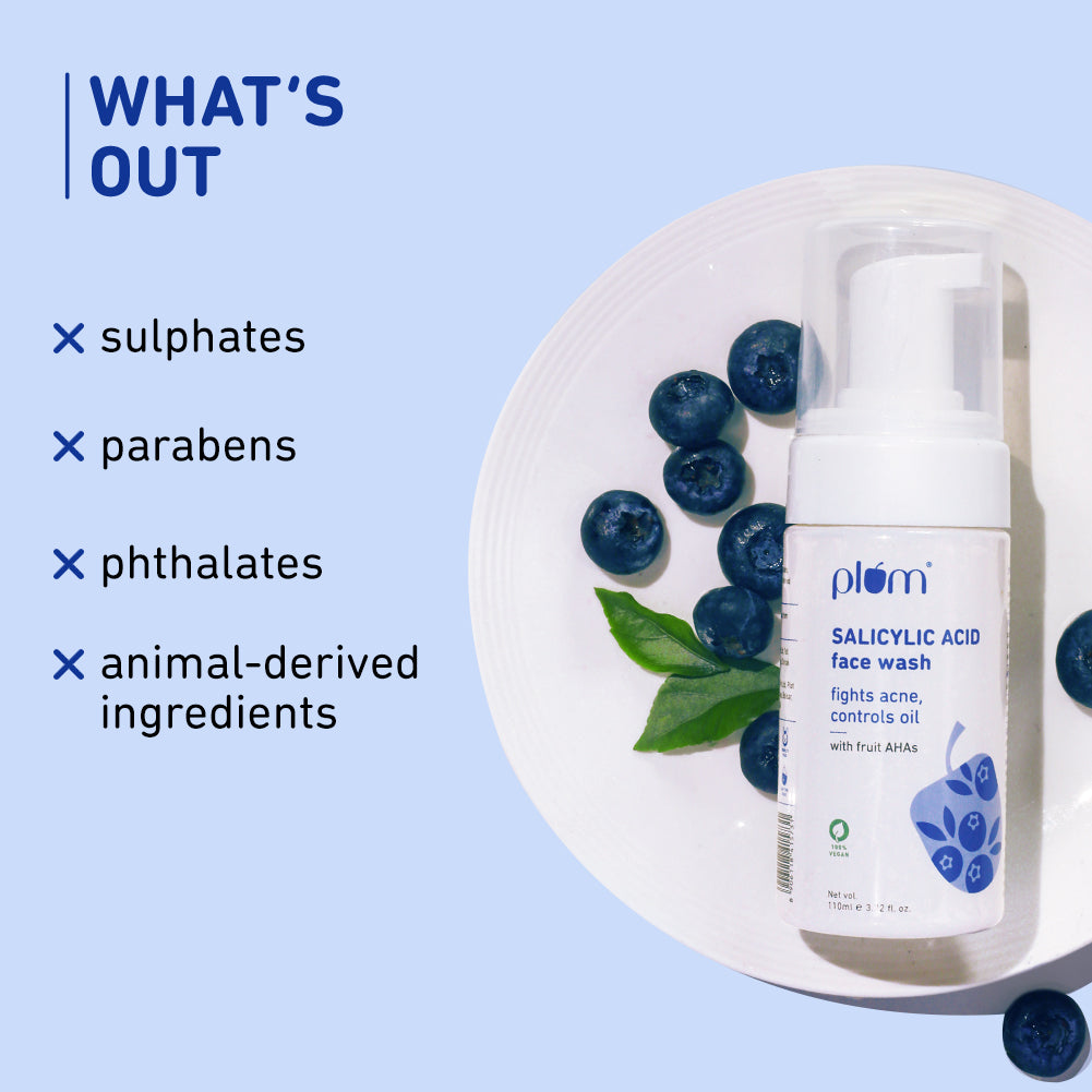 1% Encapsulated Salicylic Acid Foaming Face Wash For Acne-Prone Skin