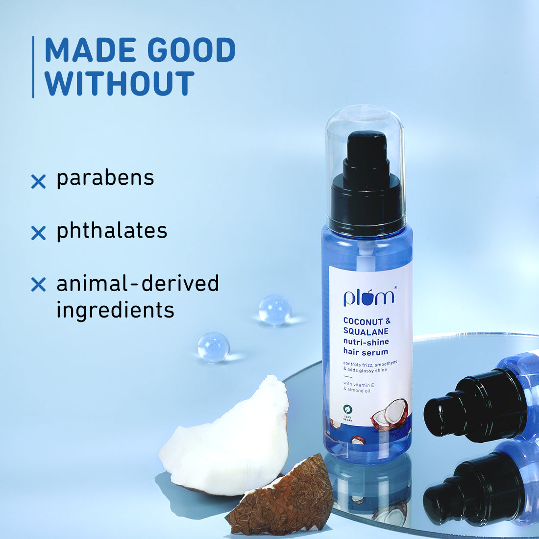 Coconut & Squalane Hair Serum For Soft & Shiny Hair