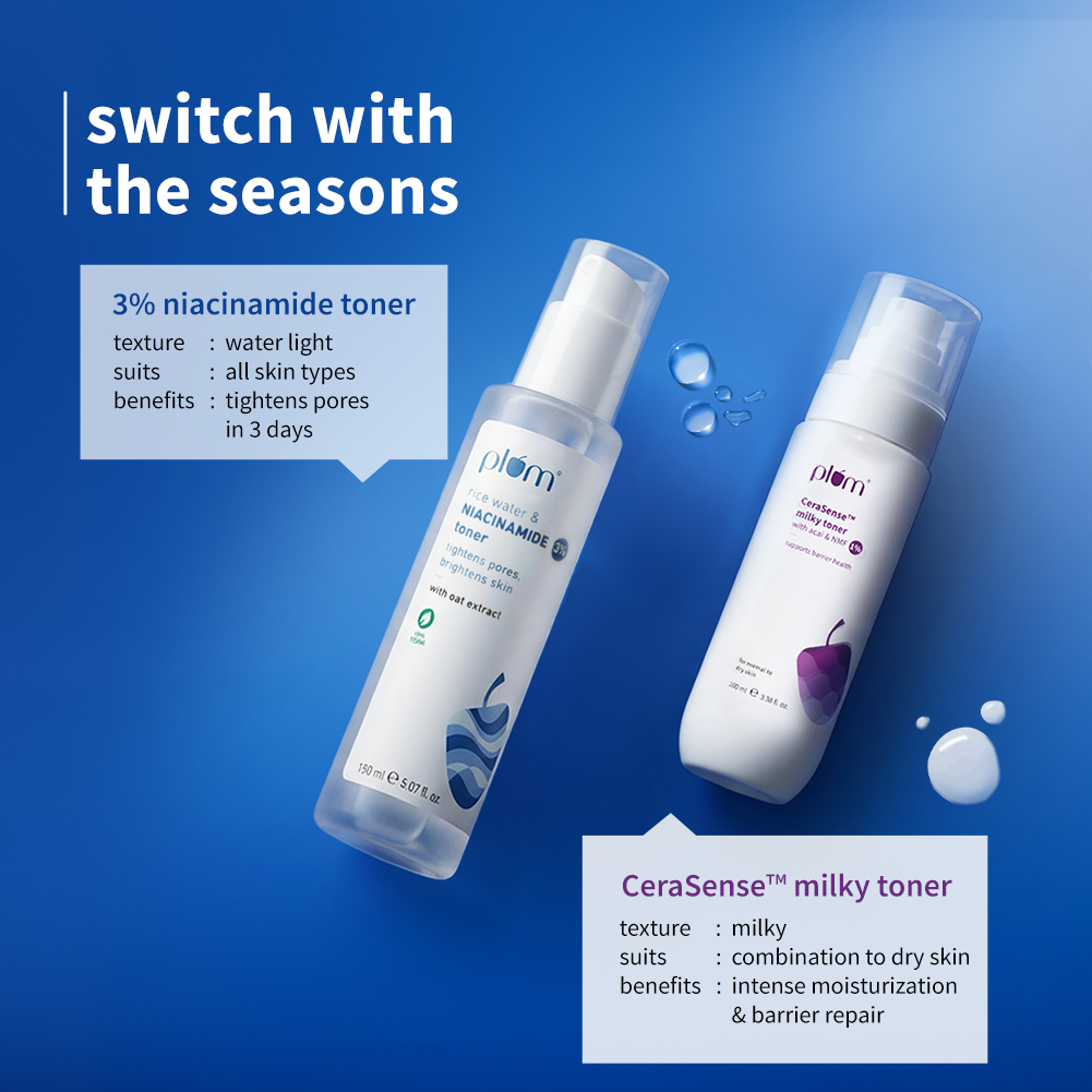 3% Niacinamide & Rice Water Toner for Bright Skin