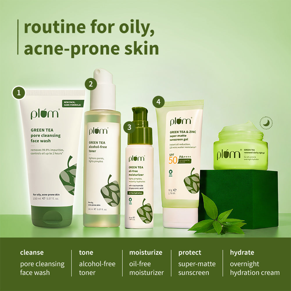 Green Tea Pore Cleansing Face Wash for Acne