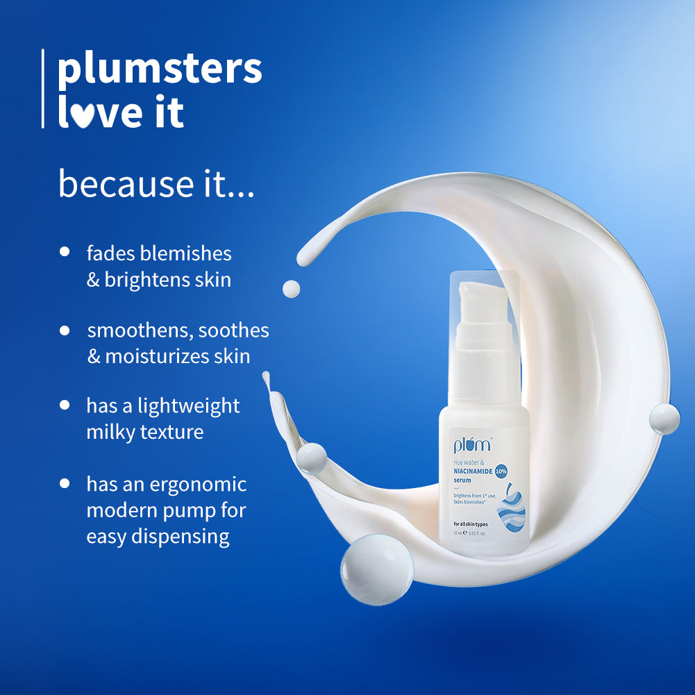 10% Niacinamide & Rice Water Brightening Face Serum