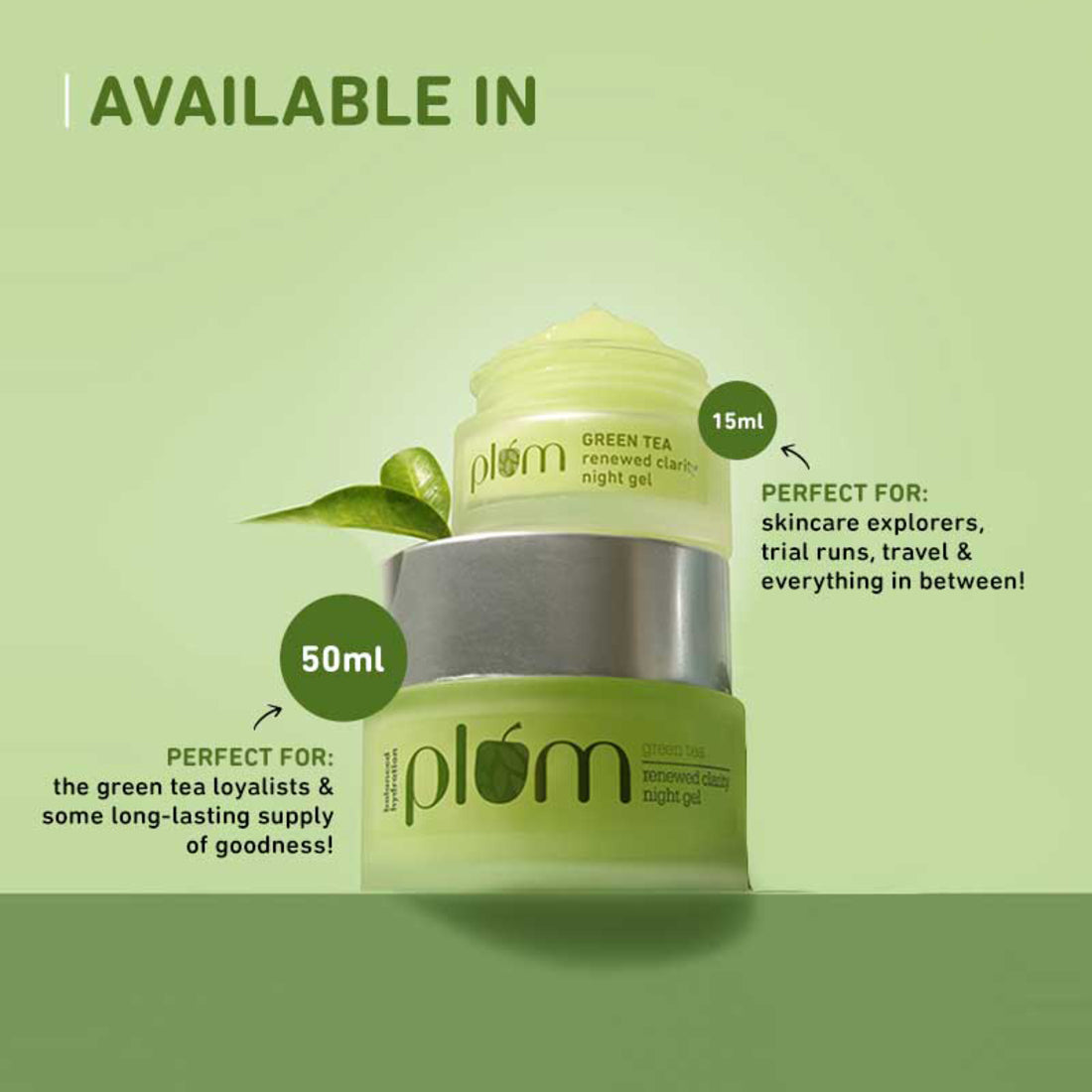 Green Tea Renewed Clarity Night Gel For Oily & Acne-Prone Skin