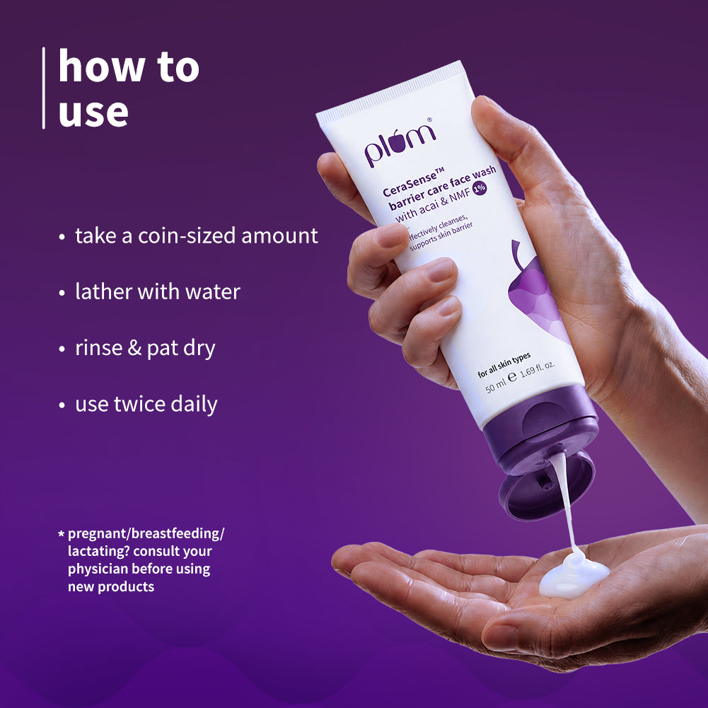CeraSense™ Barrier Care Face Wash with Acai & 1% NMF