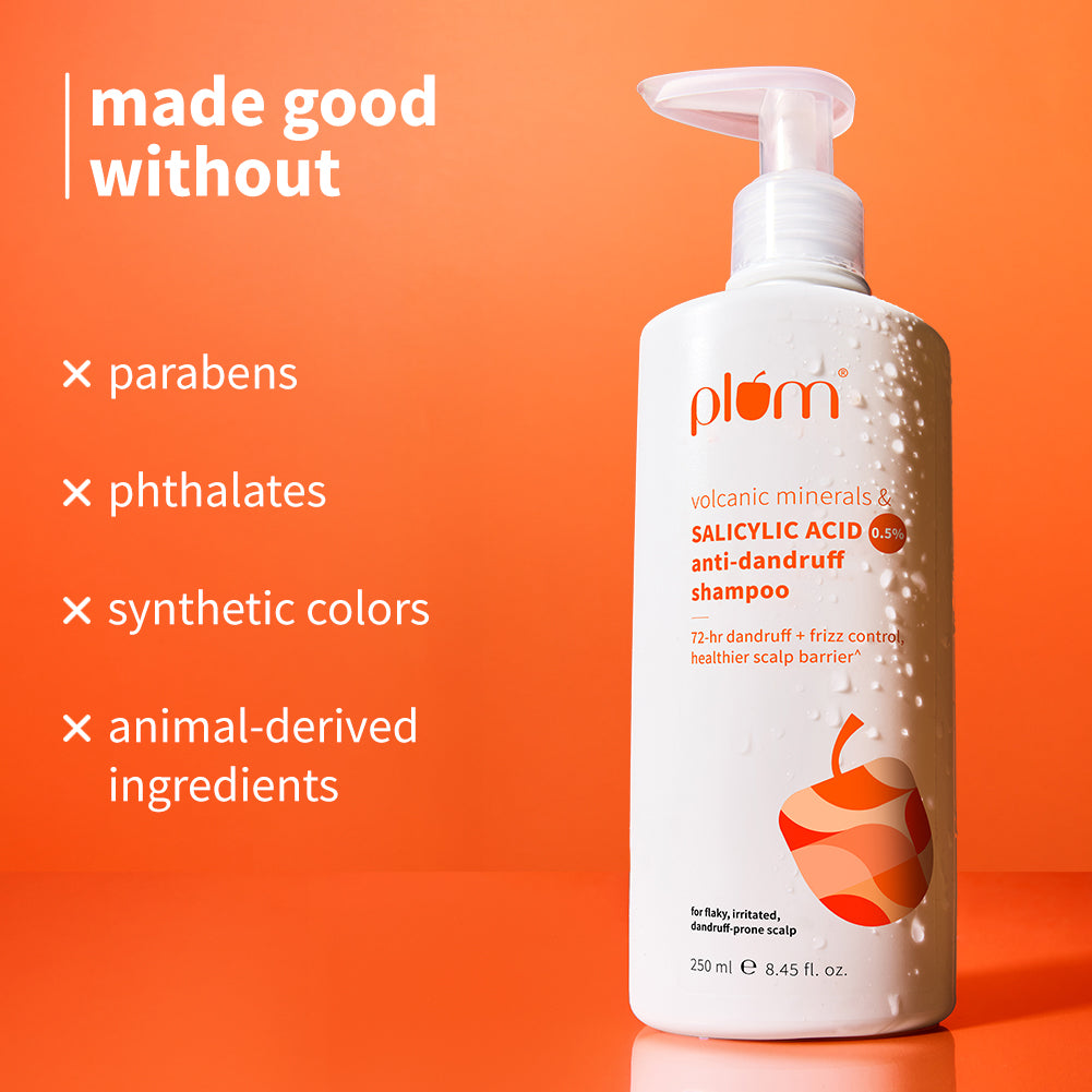 Volcanic Minerals & 0.5% Salicylic Acid Shampoo For Dandruff-Prone Hair