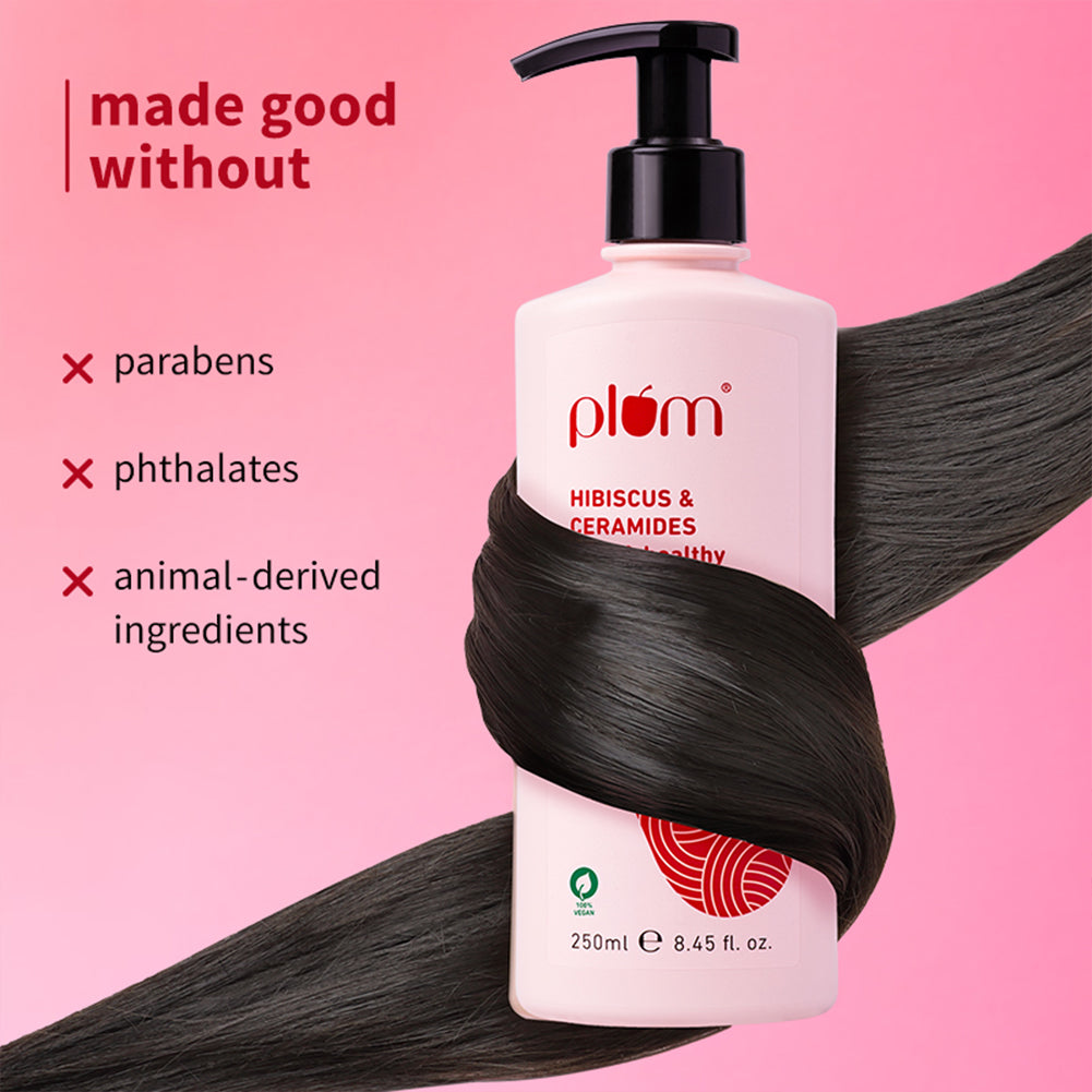 Hibiscus & Ceramides Shampoo for Dry & Damaged Hair | Pack of 2
