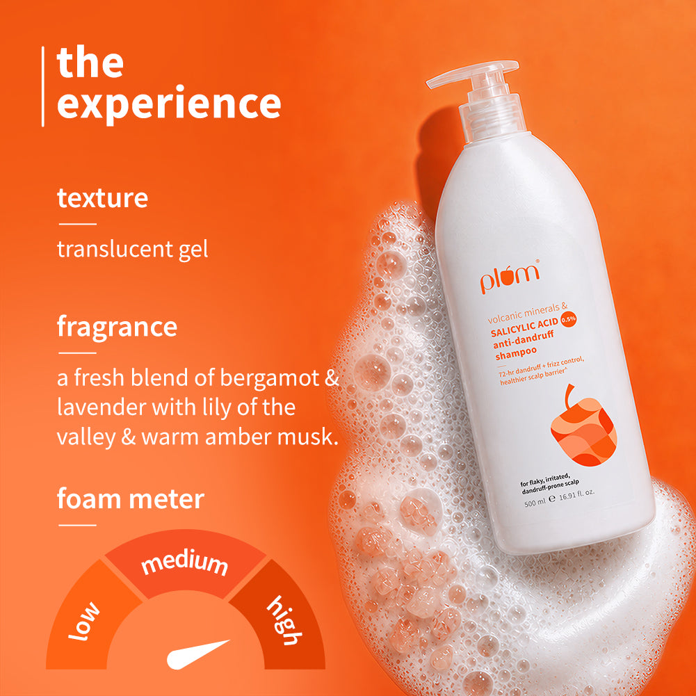 Volcanic Minerals & 0.5% Salicylic Acid Shampoo For Dandruff-Prone Hair