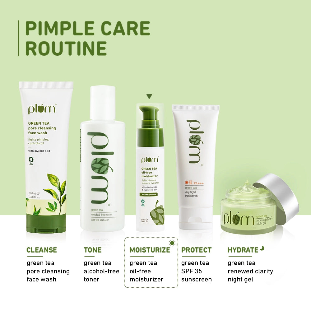 Green Tea Oil-Free Moisturizer For Oily & Acne-Prone Skin