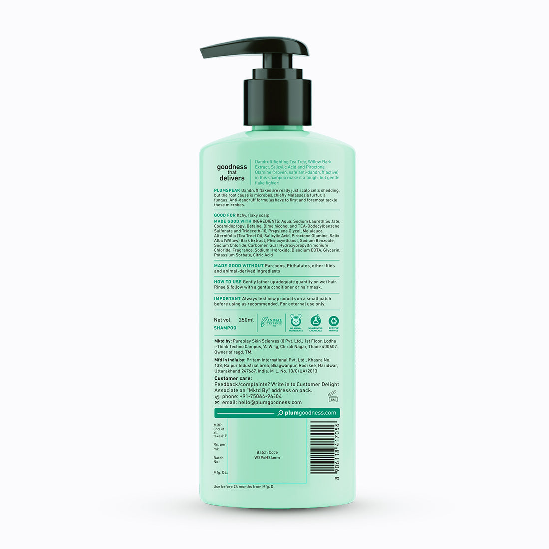 Tea Tree Dandruff Control Shampoo