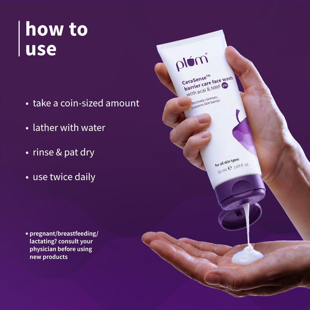 CeraSense™ Barrier Care Face Wash with Acai & 1% NMF | 50 ml