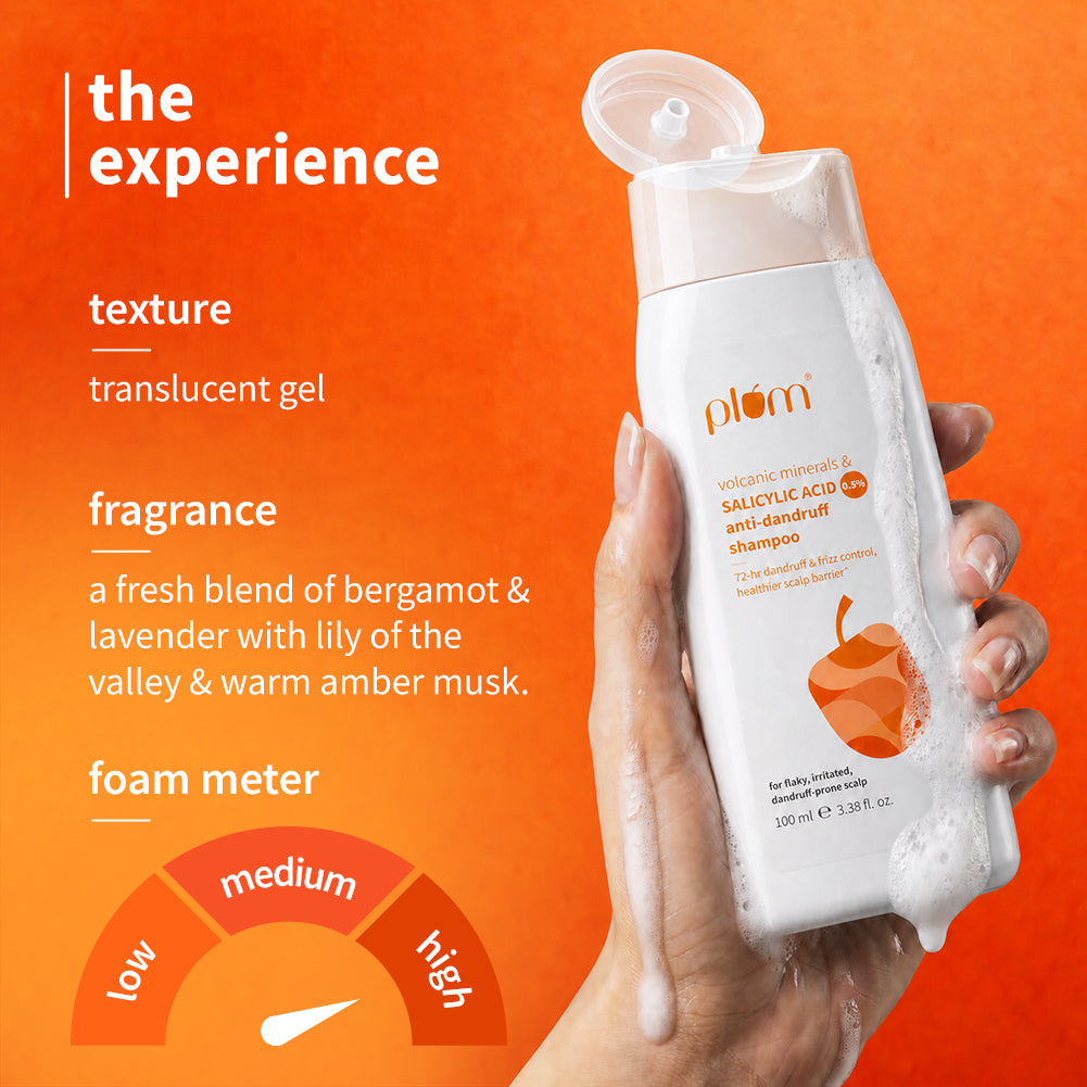 Volcanic Minerals & 0.5% Salicylic Acid Shampoo For Dandruff-Prone Hair
