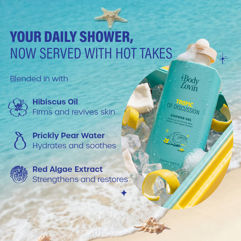 The ultimate shower gel collection by BodyLovin' ( Set of 5 shower gel)