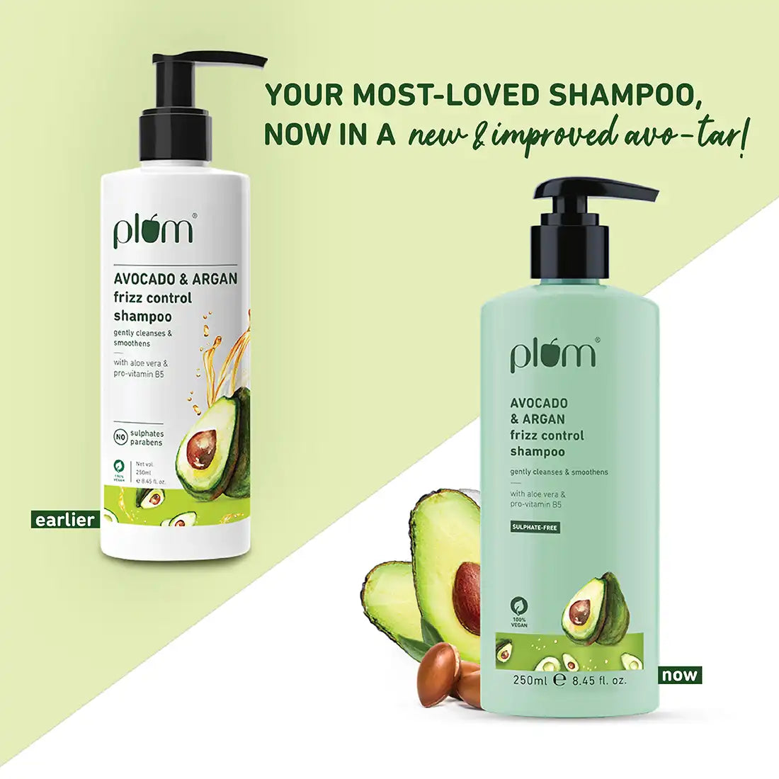 Avocado & Argan Frizz Control Shampoo