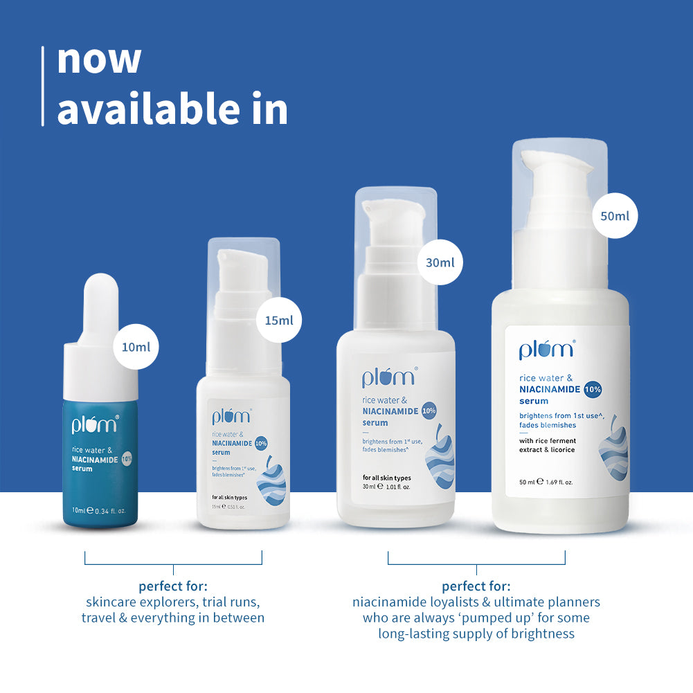 10% Niacinamide & Rice Water Brightening Face Serum