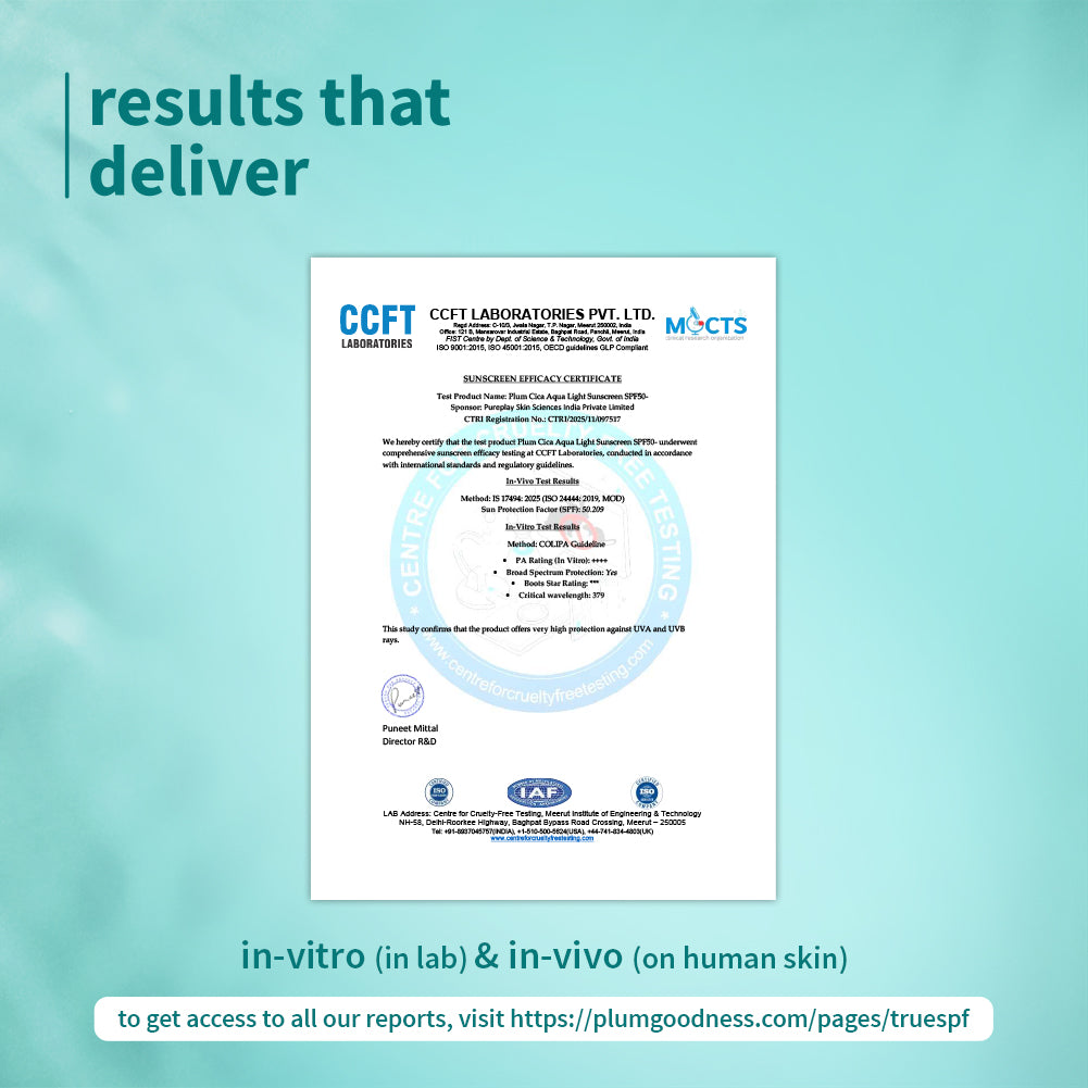 Cica & Hyaluronic Acid SPF 50 Sunscreen