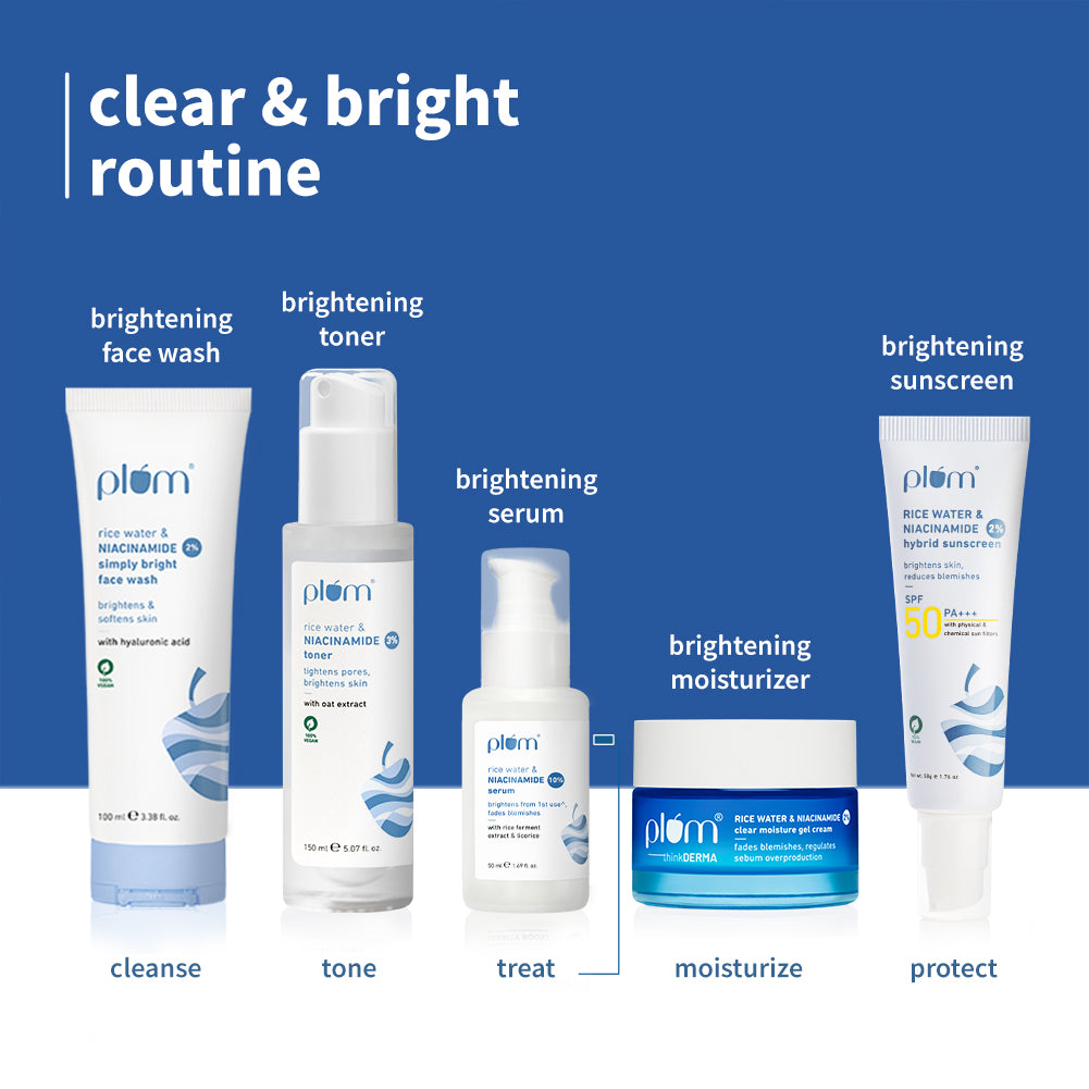 10% Niacinamide & Rice Water Brightening Face Serum