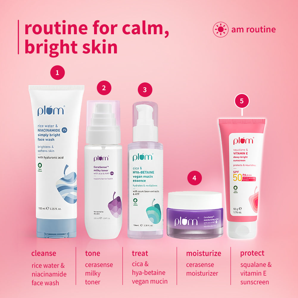 Squalane & Vitamin E Dewy-Bright Sunscreen SPF 50 PA+++