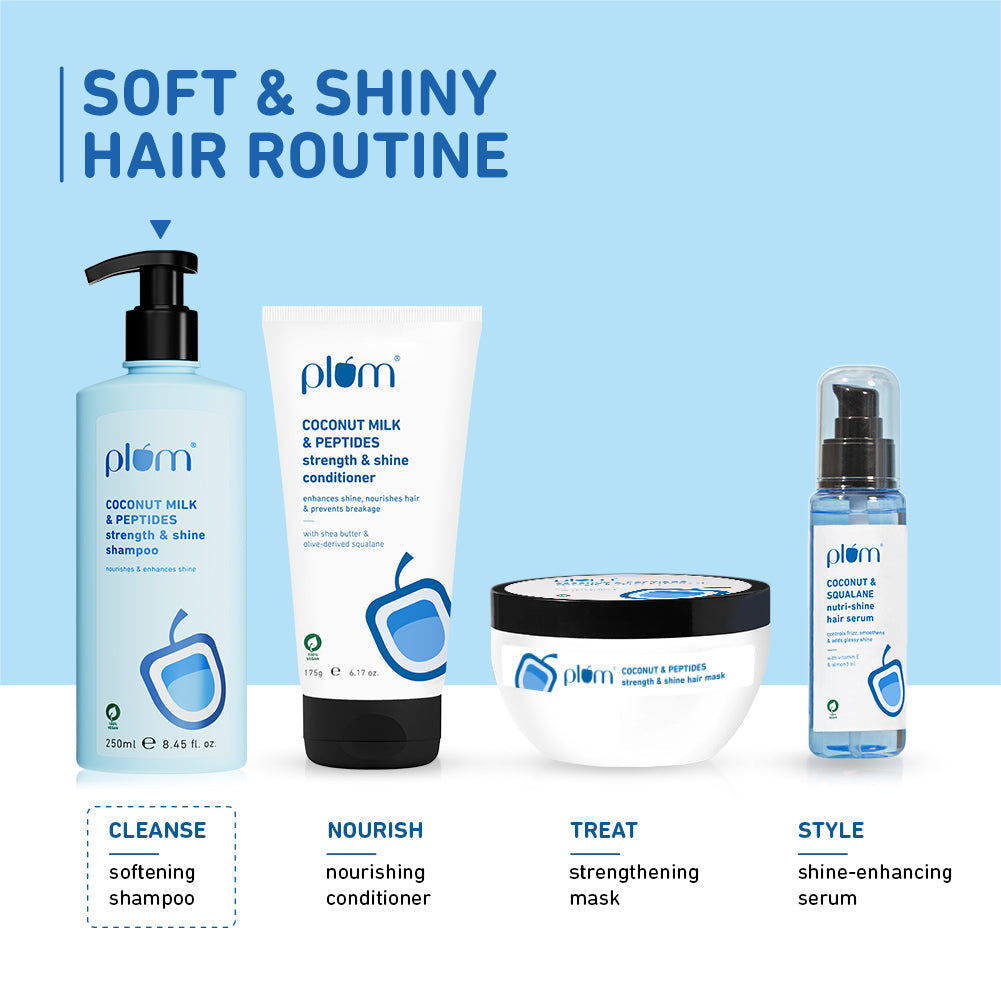 Coconut Milk & Peptides Shampoo For Soft & Shiny Hair