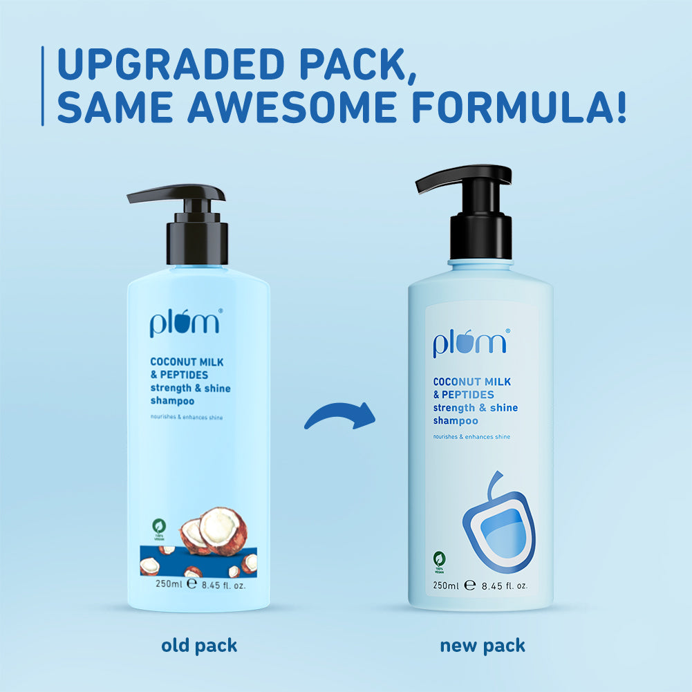 Coconut Milk & Peptides Shampoo For Soft & Shiny Hair