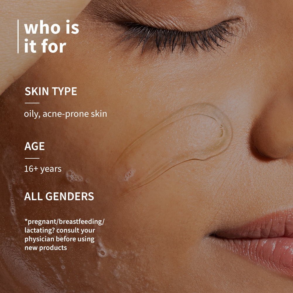 Plum 1% Salicylic Acid Clearly Gentle Gel Face Wash with Blueberry