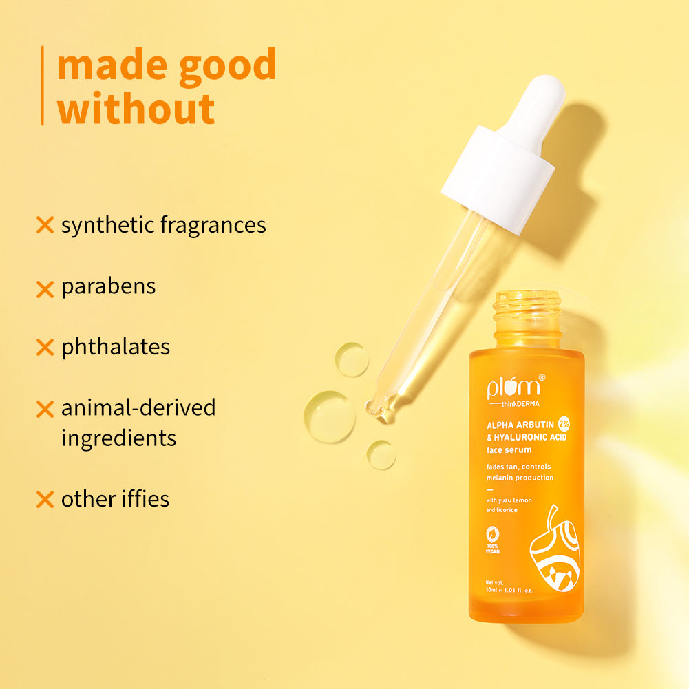 2% Alpha Arbutin & Hyaluronic Acid Tan Fading Face Serum
