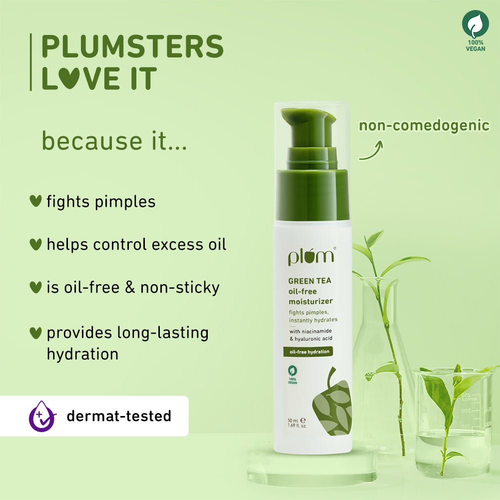 Green Tea Oil-Free Moisturizer for Oily Skin